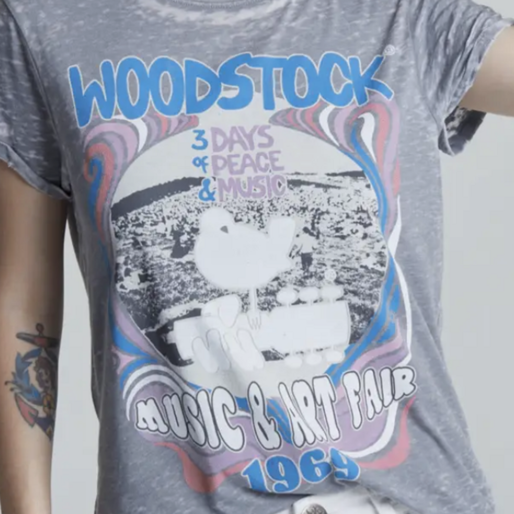 Woodstock 1969 Burnout Tee