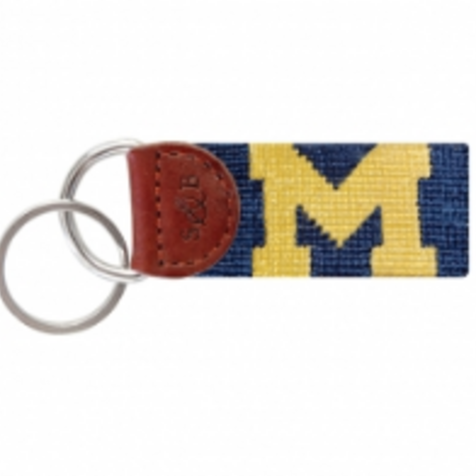 Smathers & Branson S&B Needlepoint Key Fob, Michigan