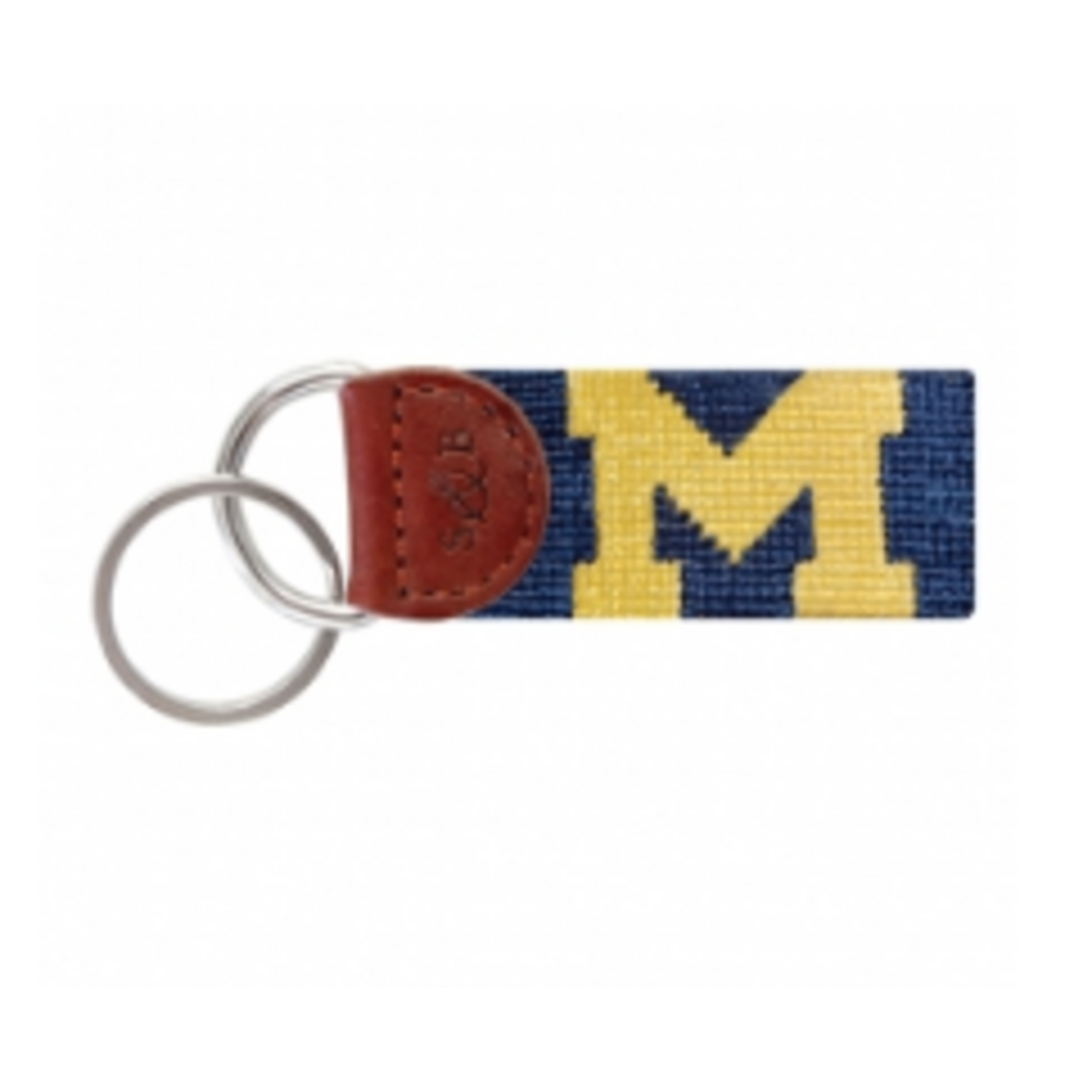 Smathers & Branson S&B Needlepoint Key Fob, Michigan
