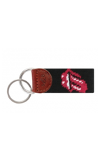 Smathers & Branson S&B Needlepoint Key Fob, Rolling Stones