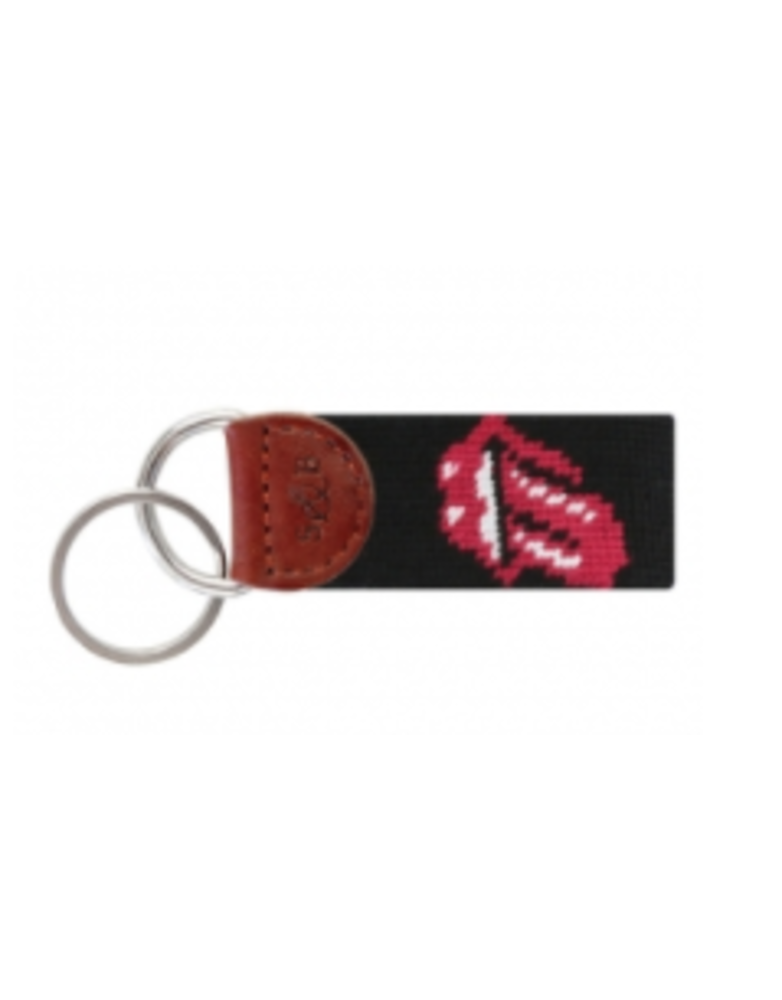 Smathers & Branson S&B Needlepoint Key Fob, Rolling Stones