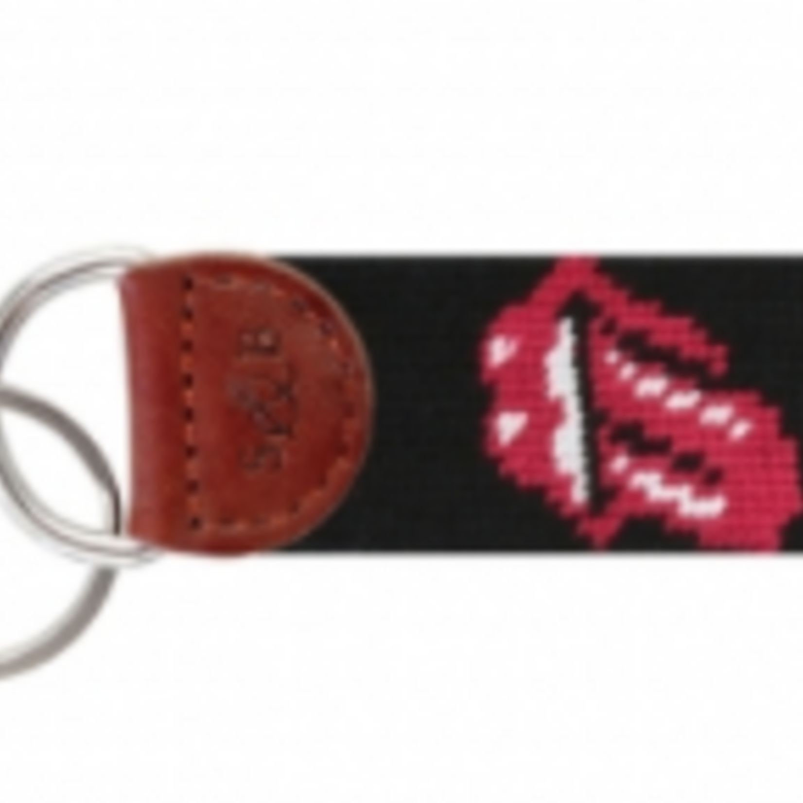 Smathers & Branson S&B Needlepoint Key Fob, Rolling Stones