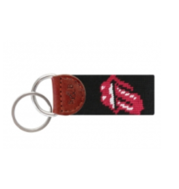 Smathers & Branson S&B Needlepoint Key Fob, Rolling Stones