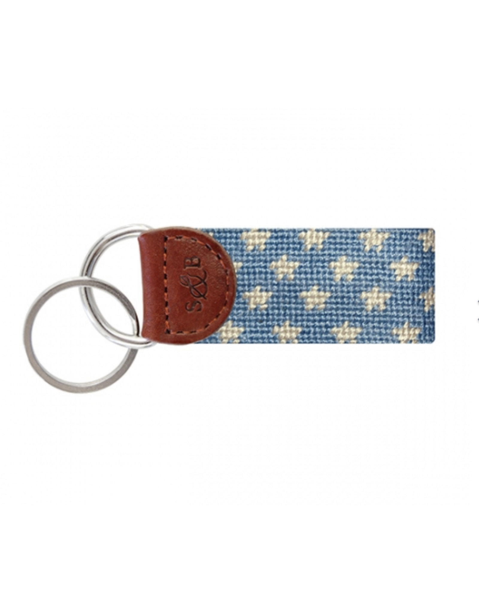 Smathers & Branson S&B Needlepoint Key Fob, Stars & Stripes