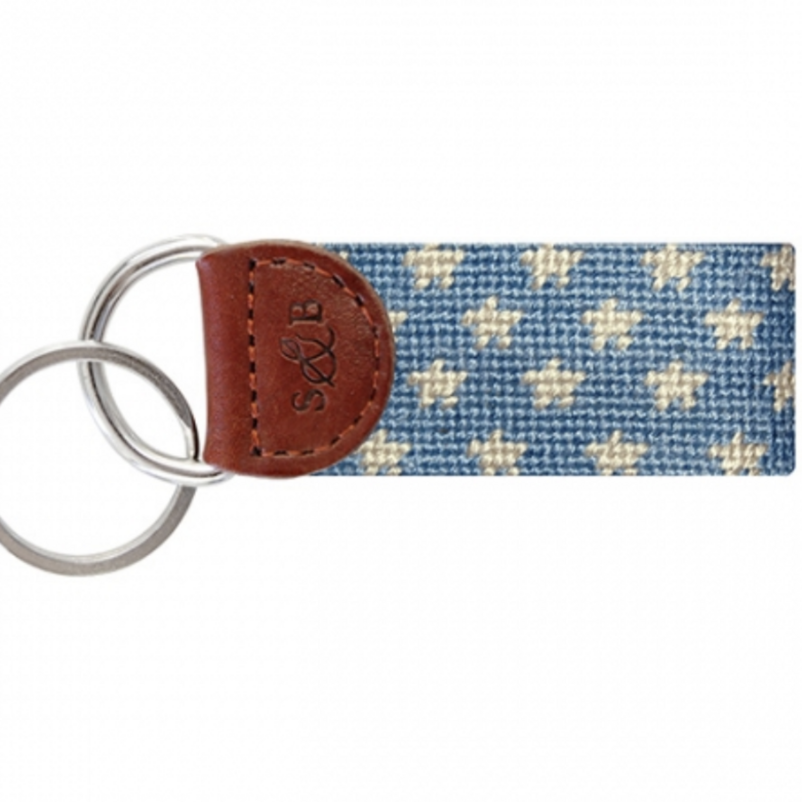 Smathers & Branson S&B Needlepoint Key Fob, Stars & Stripes