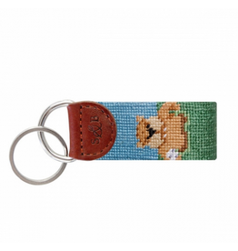 Smathers & Branson S&B Needlepoint Key Fob, Gopher Golf
