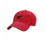 Smathers & Branson S&B Needlepoint Performance Ball Hat, Black Lab on Sunday Red