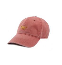 Smathers & Branson S&B Needlepoint Ball Hat, Golden Retriever on Nantucket Red
