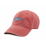 Smathers & Branson S&B Needlepoint Hat, Bluefish Nantucket Red
