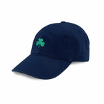 Smathers & Branson S&B Needlepoint Ball Hat, Shamrock Hat on Navy