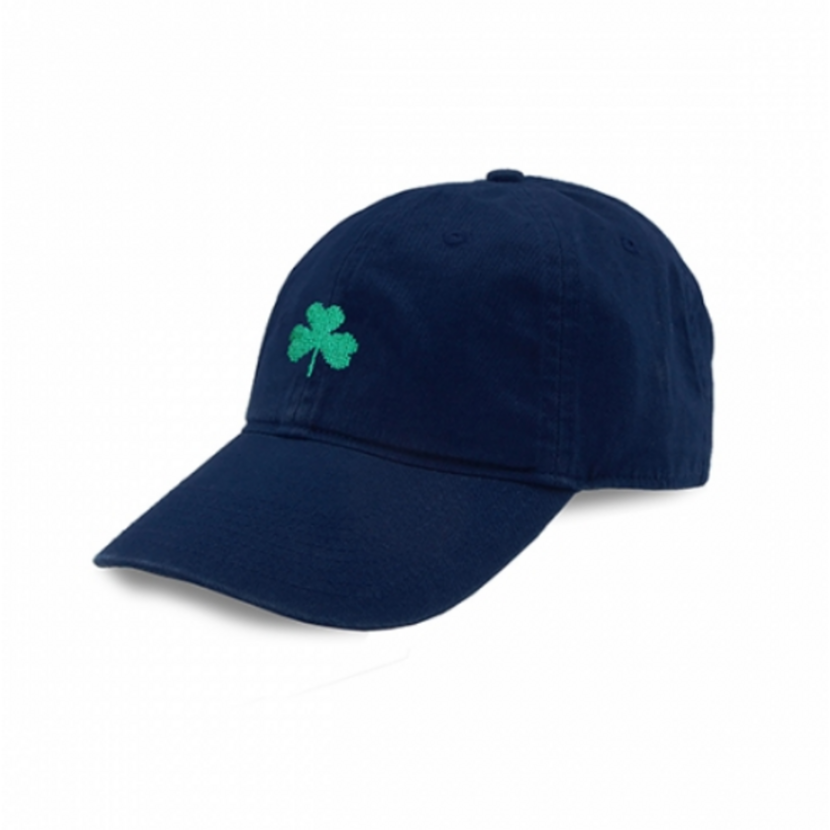 Smathers & Branson S&B Needlepoint Ball Hat, Shamrock Hat on Navy