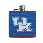 Smathers & Branson S&B Needlepoint Flask, Kentucky (blue)