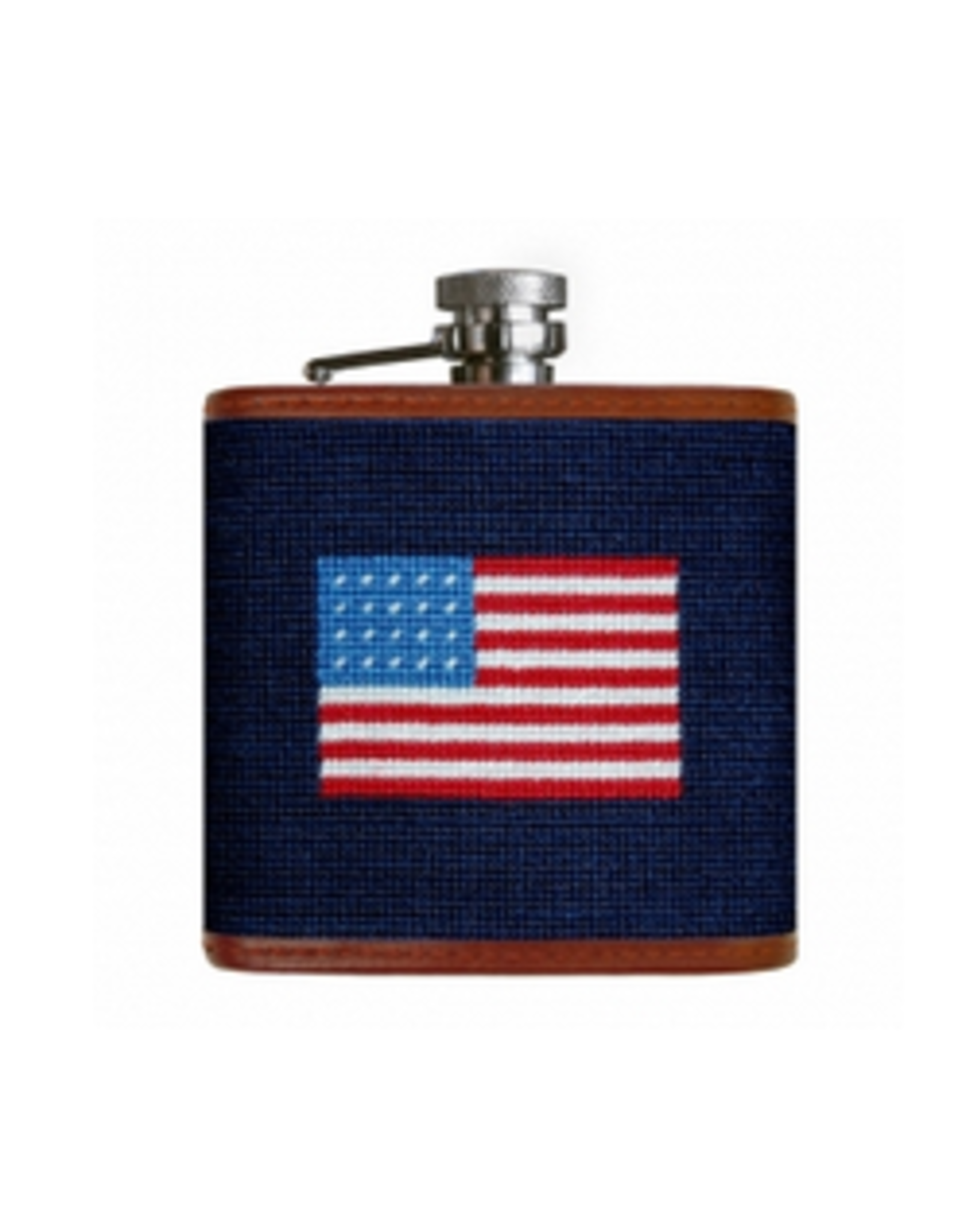 Smathers & Branson S&B Flask, American Flag, Navy