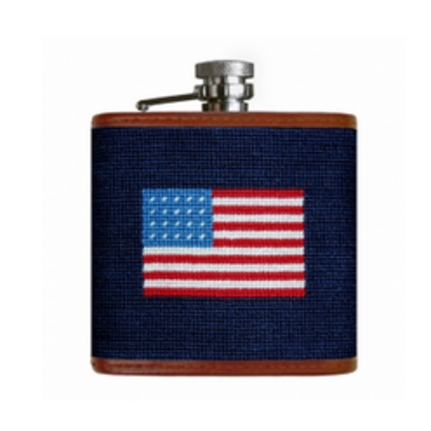 Smathers & Branson S&B Flask, American Flag, Navy