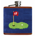 Smathers & Branson S&B Flask, 19th Hole, classic navy