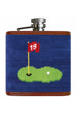 Smathers & Branson S&B Flask, 19th Hole, classic navy