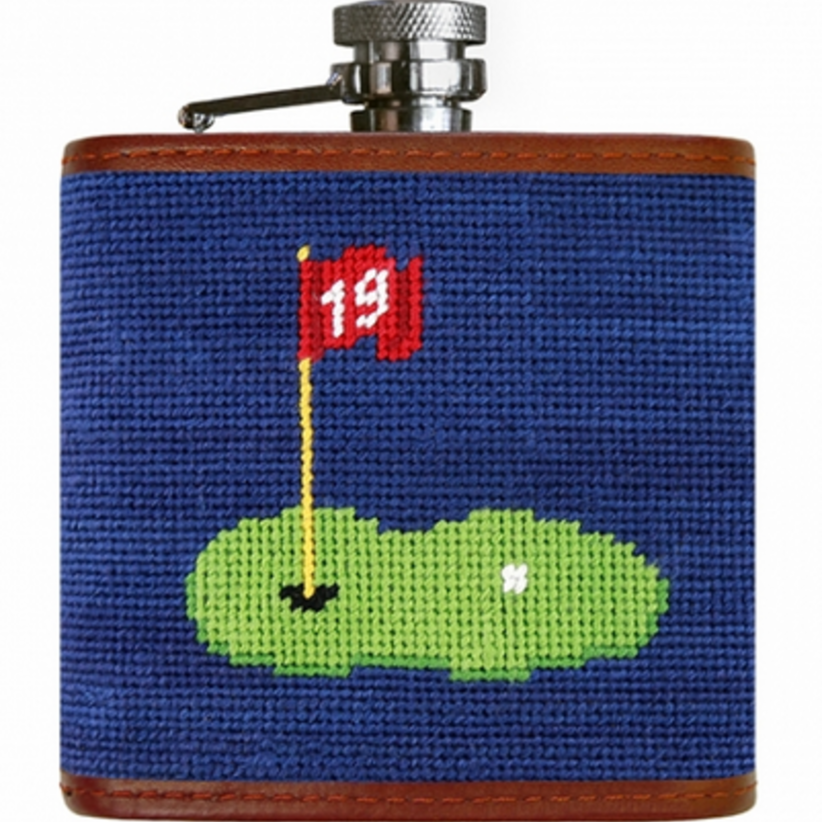 Smathers & Branson S&B Flask, 19th Hole, classic navy