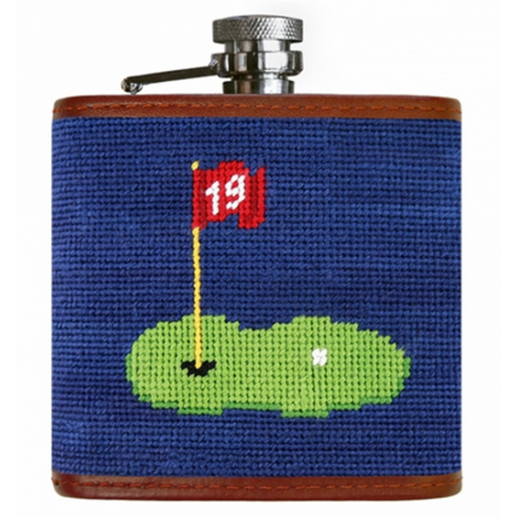 Smathers & Branson S&B Flask, 19th Hole, classic navy