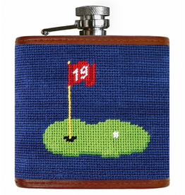 Smathers & Branson S&B Flask, 19th Hole, classic navy