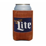 Smathers & Branson S&B Needlepoint Can Cooler, Miller Lite
