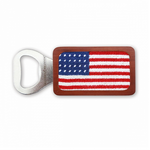 Smathers & Branson S&B Needlepoint Bottle Opener, American Flag