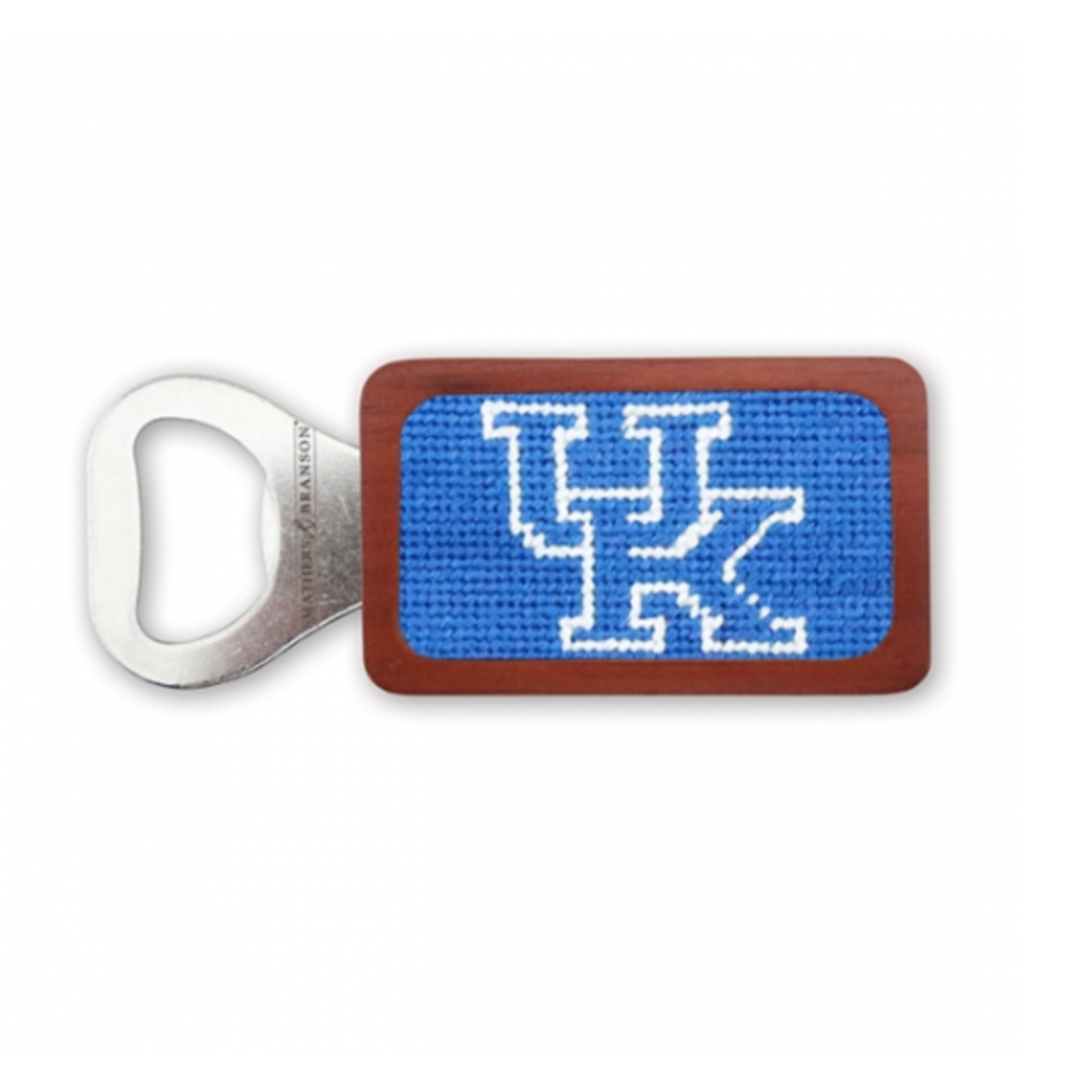 Smathers & Branson S&B Needlepoint Bottle Opener, Kentucky (blue)