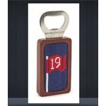 Smathers & Branson S&B Needlepoint Bottle Opener, 19th Hole, Classic Navy