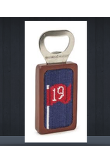 Smathers & Branson S&B Needlepoint Bottle Opener, 19th Hole, Classic Navy