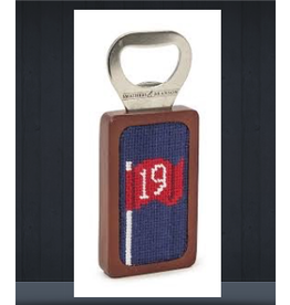 Smathers & Branson S&B Needlepoint Bottle Opener, 19th Hole, Classic Navy