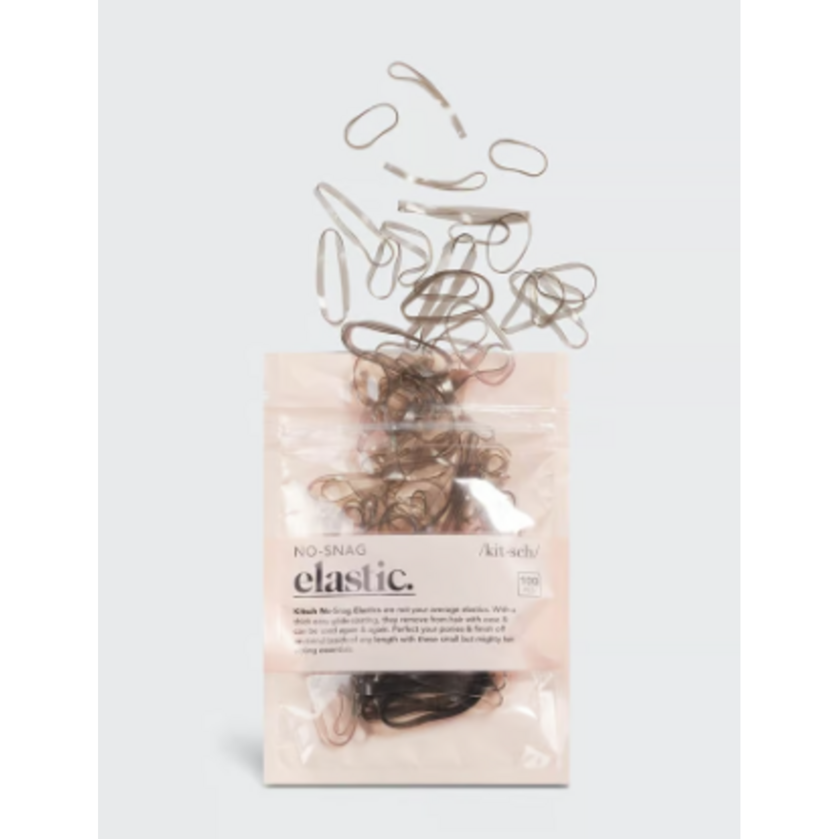 Kitsch No Snag Elastics, brown
