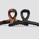 Kitsch Kitsch Large Loop Claw Clips, 2 pc. Black & Tort