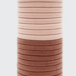 Kitsch Eco-Friendly Nylon Elastics 20 pc set, blush