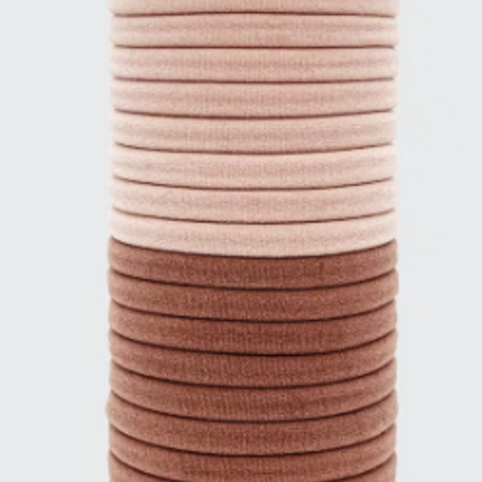 Kitsch Eco-Friendly Nylon Elastics 20 pc set, blush