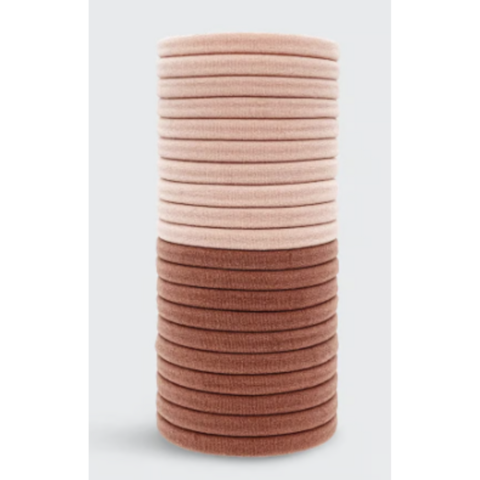 Kitsch Eco-Friendly Nylon Elastics 20 pc set, blush