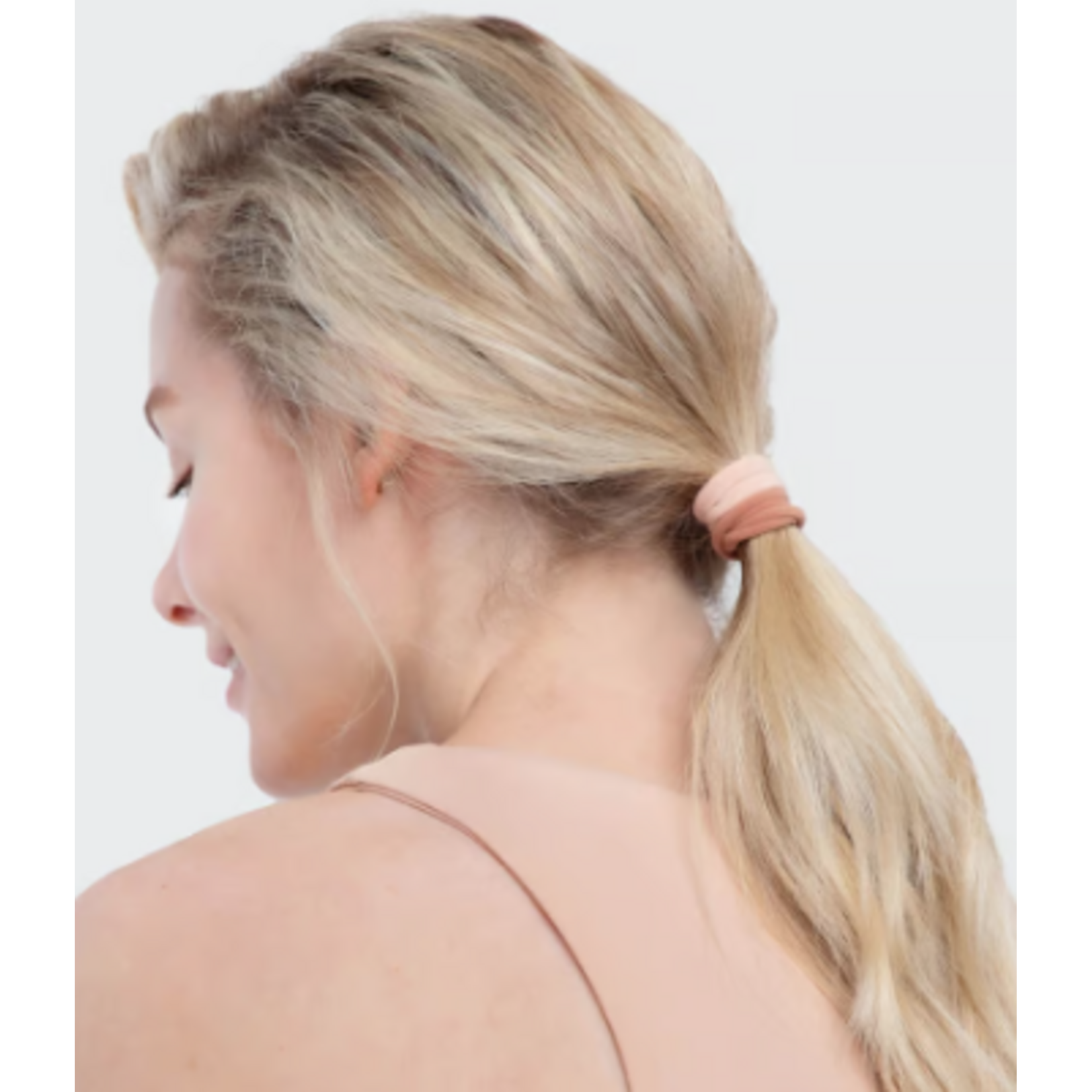 Kitsch Eco-Friendly Nylon Elastics 20 pc set, blush