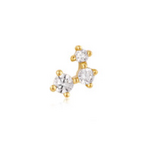 Ania Haie Ania Haie Ear Edit Sparkle Galaxy Barbell Single Earring, gold