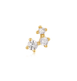 Ania Haie Ania Haie Ear Edit Sparkle Galaxy Barbell Single Earring, gold