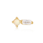 Ania Haie Ear Edit Kyoto Opal Sparkle Barbell Single Earring, gold