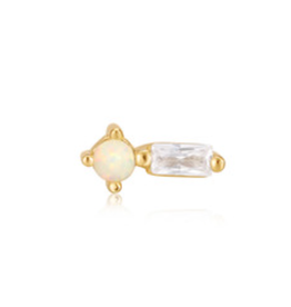 Ania Haie Ania Haie Ear Edit Kyoto Opal Sparkle Barbell Single Earring, gold