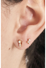 Ania Haie Ania Haie Ear Edit Kyoto Opal Sparkle Barbell Single Earring, gold