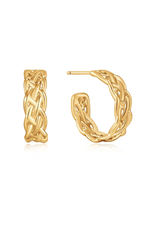 Ania Haie Ania Haie Ropes & Dreams Chunky Hoop Earrings, gold