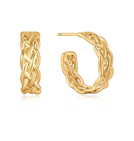 Ania Haie Ania Haie Ropes & Dreams Chunky Hoop Earrings, gold