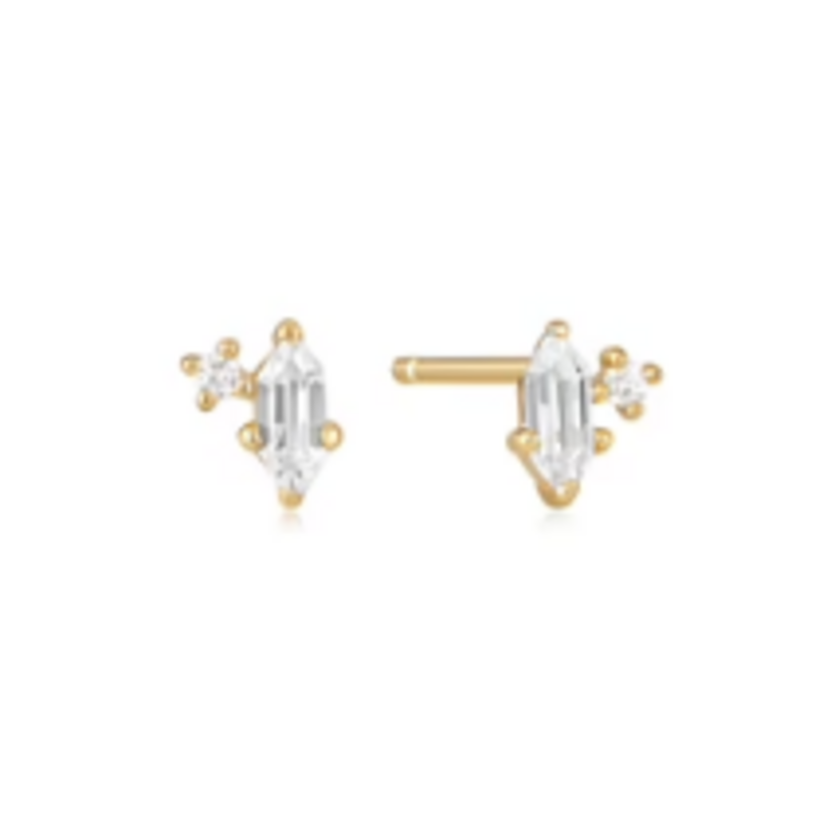 Ania Haie Ania Haie Dance 'Til Dawn Sparkle Emblem Stud Earring, gold
