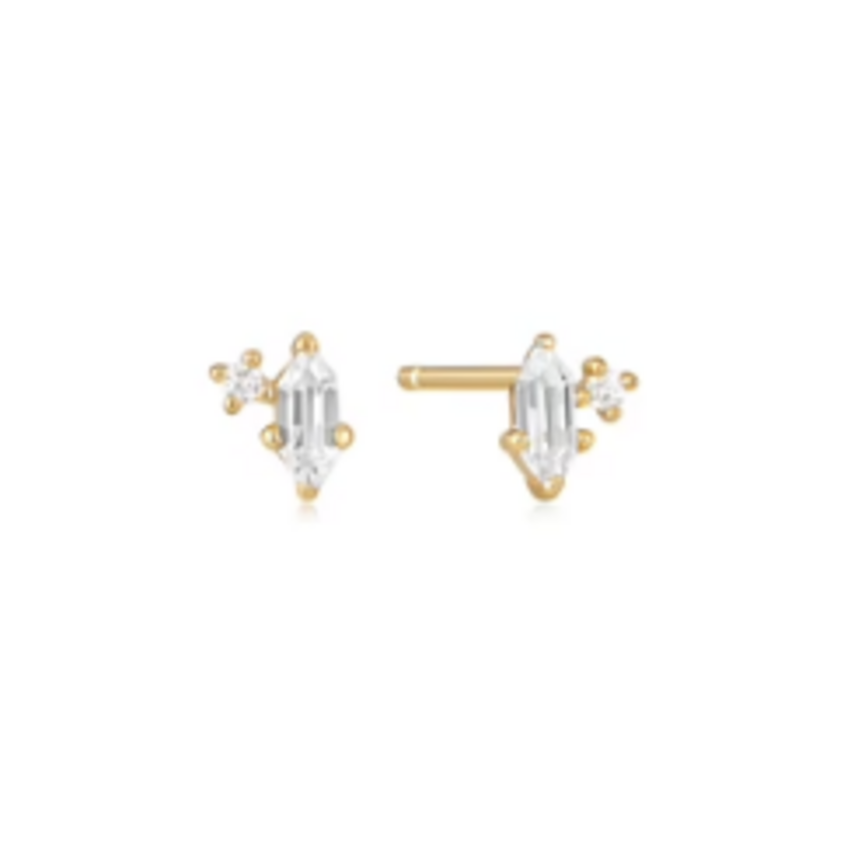 Ania Haie  Dance 'Til Dawn Sparkle Emblem Stud Earring, gold