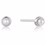 Ania Haie Ania Haie Pearl Power Cabochon Stud Earrings, Silver