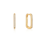 Ania Haie Ania Haie Glam Rock Oval Hoop Earrings, gold