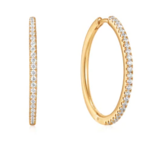 Ania Haie Ania Haie Glam Rock Hoop Earrings, gold