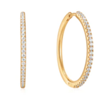 Ania Haie Glam Rock Hoop Earrings, gold
