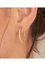 Ania Haie Ania Haie Glam Rock Hoop Earrings, gold