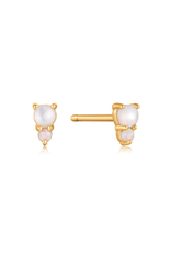 Ania Haie Ania Haie Rising Star MOP and Opal Stud Earrings, gold